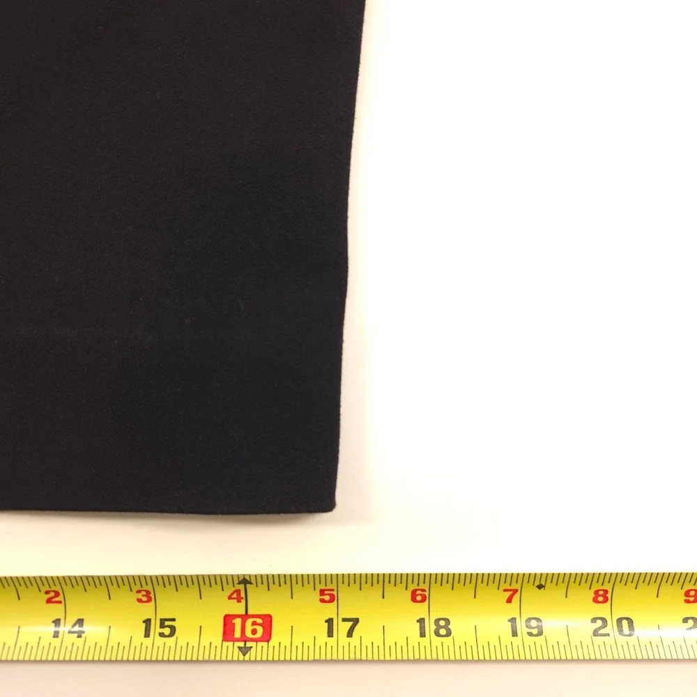 Banana Republic Womens Pencil Skirt Size 2 Black Professional Back Slit Woven‎